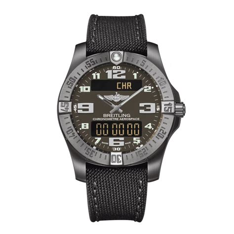 breitling e7936310 f562 109w a20basa.1|Breitling Aerospace EVO Grey Dial Quartz Men's Watch .